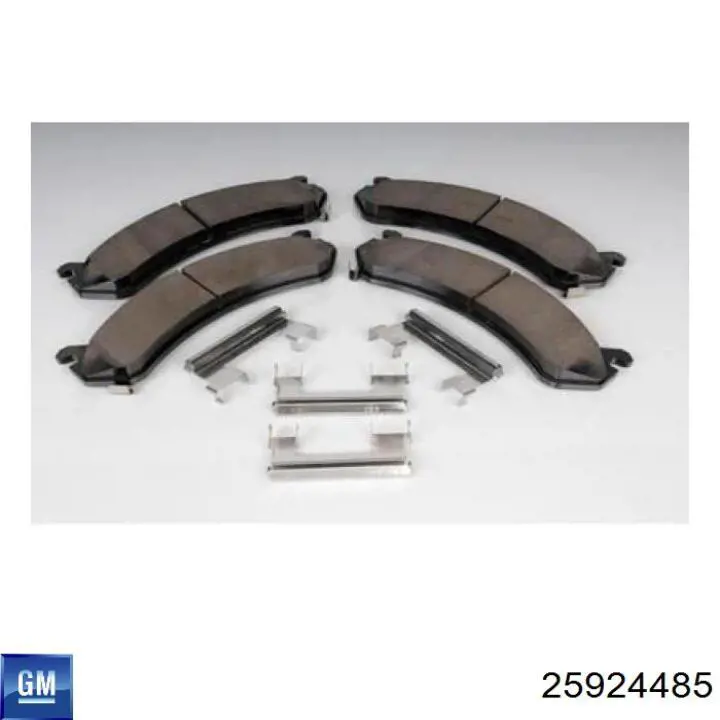 Купити 25924485 General Motors Колодки гальмівні передні, дискові