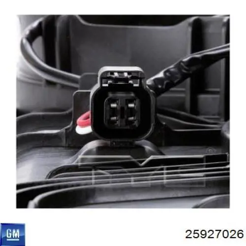 23434158 General Motors Електровентилятор радіатора