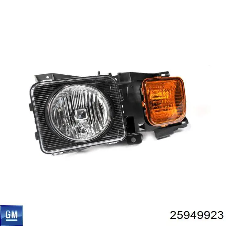 Фара протитуманна, ліва 25949923 General Motors