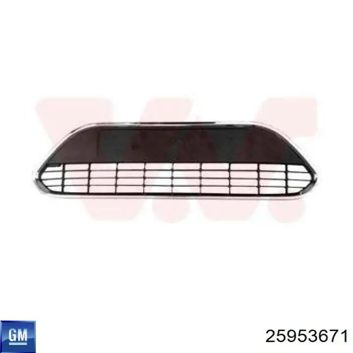 Облицювання радіатора General Motors 25953671 ціна, від 140.03 USD