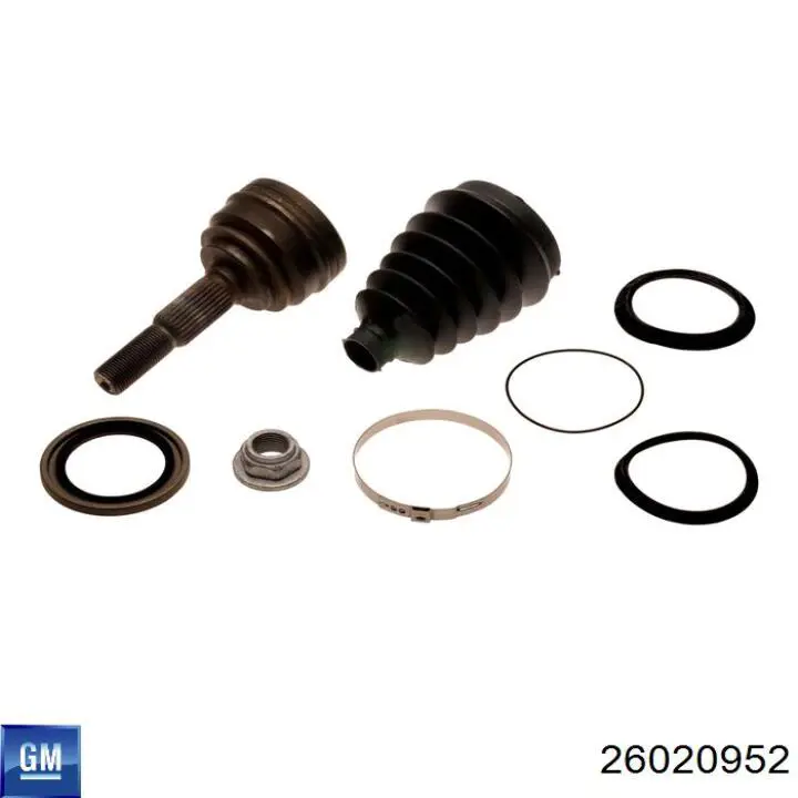 26020952 General Motors Граната зовнішня