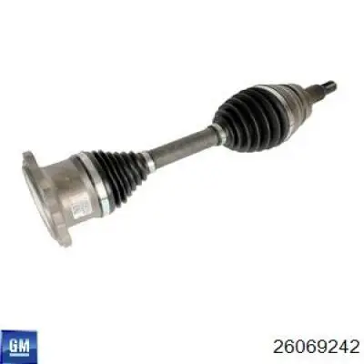 Вісь передня General Motors 26069242 ціна, від 158.21 USD