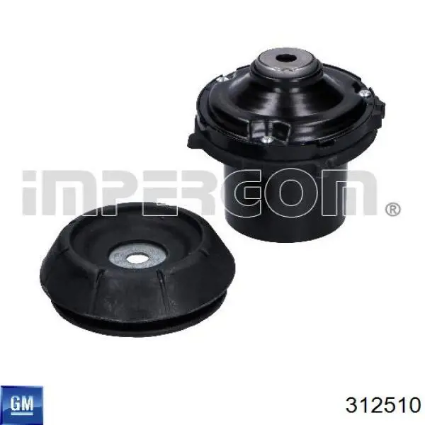 Опора стійки амортизатора переднього General Motors 312510 ціна, від 12.65 USD