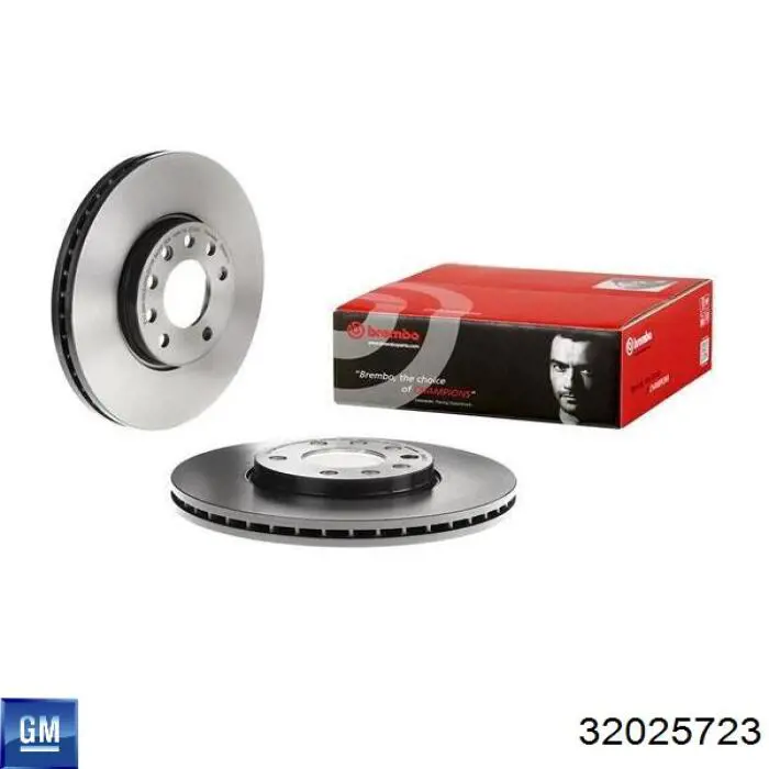 Диск переднього гальма General Motors 32025723 ціна, від 46.22 USD