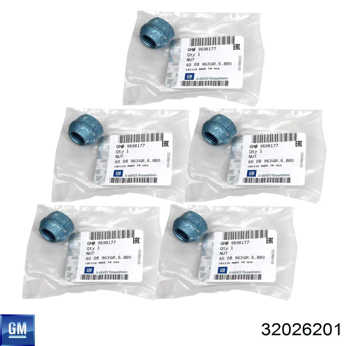 Колісний болт Opel 1008595 ціна, від 60.57 USD
