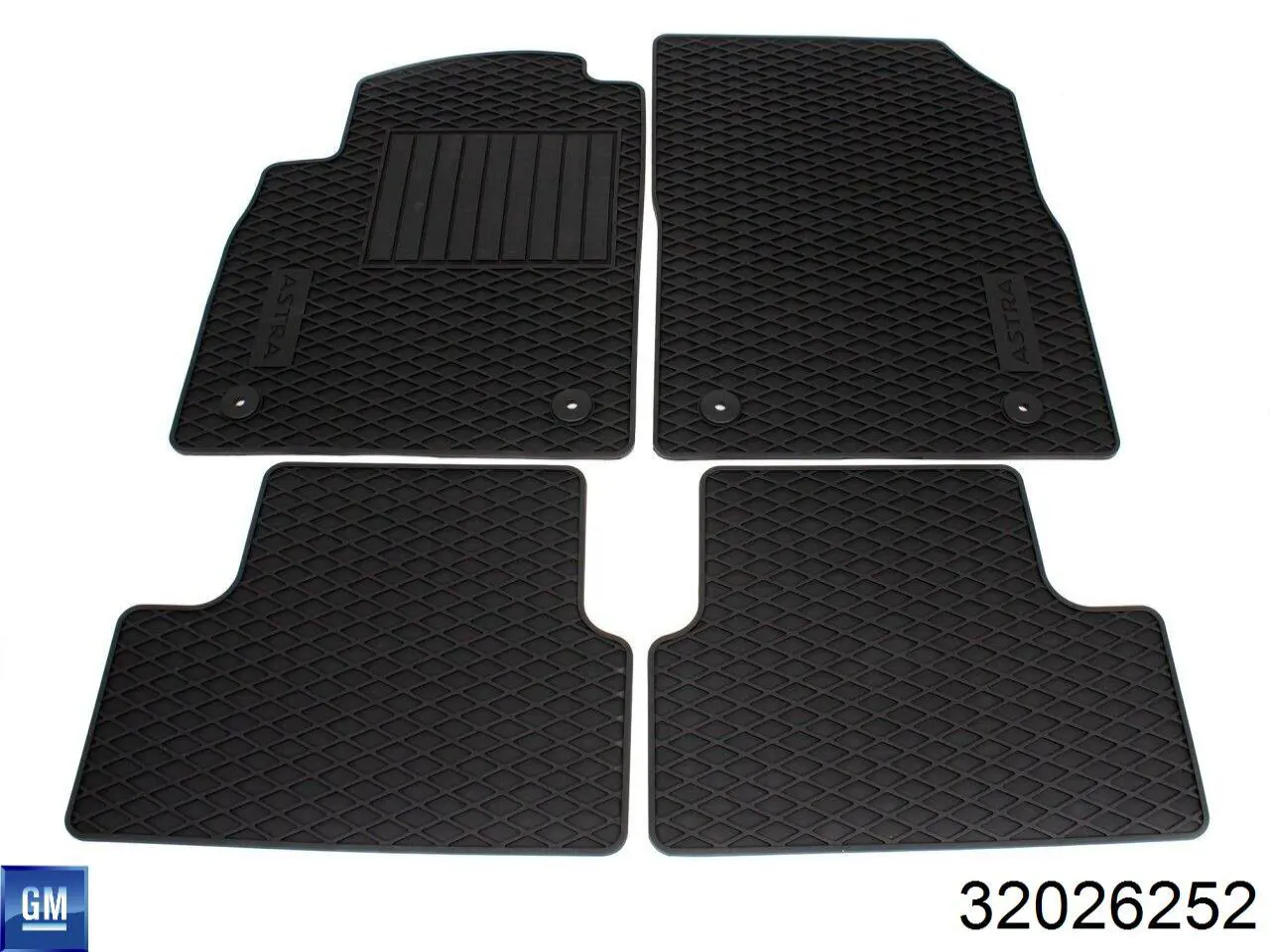 Комплект килимків General Motors 32026252 ціна, від 55.12 USD