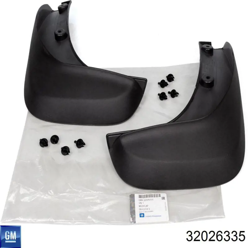 Бризковики передні, комплект General Motors 32026335 ціна, від 32.29 USD