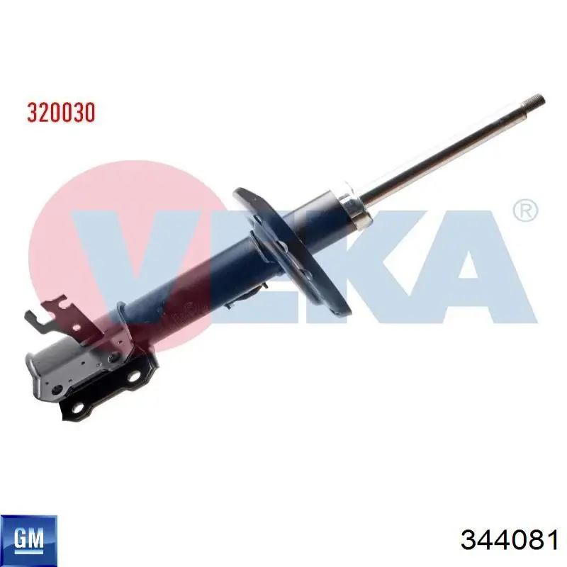 344081 General Motors Ліва передня стійка