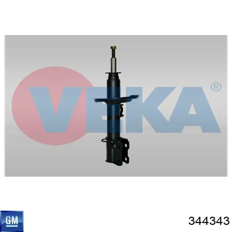Амортизатор передньої підвіски, лівий General Motors 344343 ціна, від 46.95 USD
