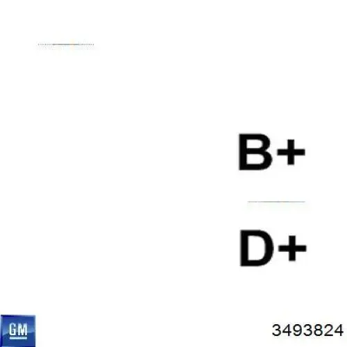 Генератор General Motors 3493824 ціна, від 96.76 USD