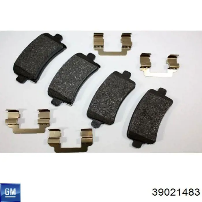 Задні гальмівні колодки General Motors 39021483 ціна, від 22.50 USD