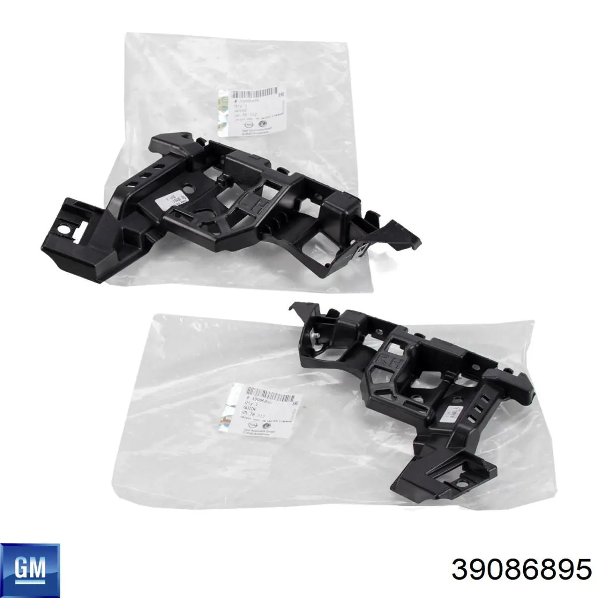 Направляюча переднього бампера, ліва 39086895 General Motors