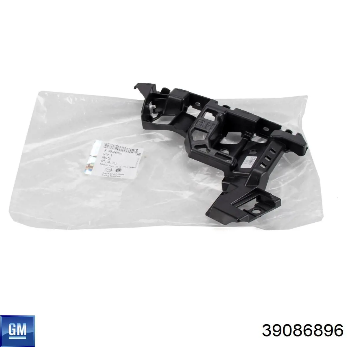 39086896 General Motors Праве кріплення переднього бампера