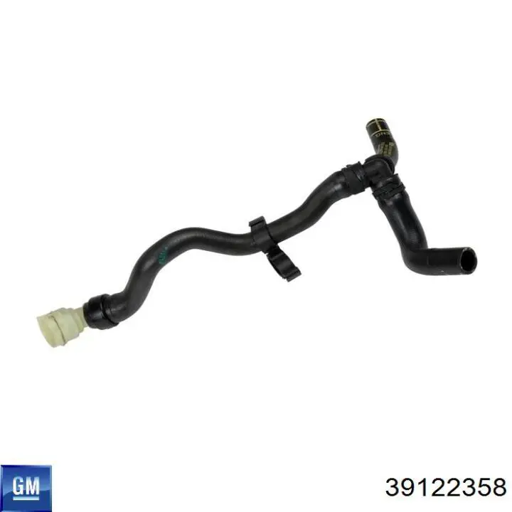 39122358 Opel Шланг/патрубок радіатора охолодження, нижній