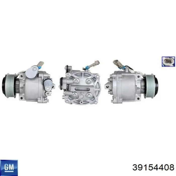 Компресор системи кондиціювання Opel 42407877 ціна, від 215.61 USD
