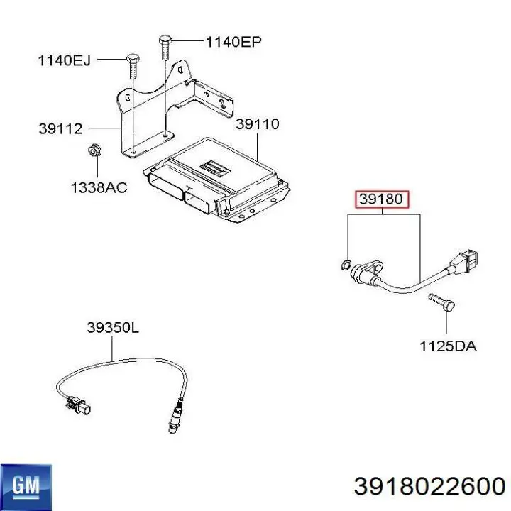 3918022600 General Motors ДПКВ