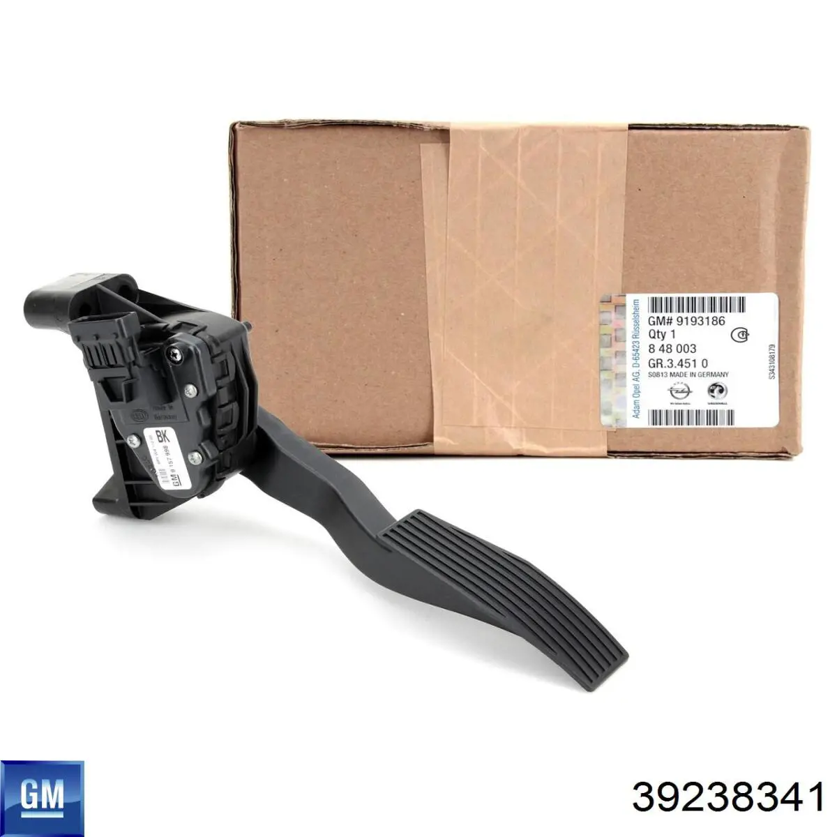 Педаль газу 39238341 General Motors