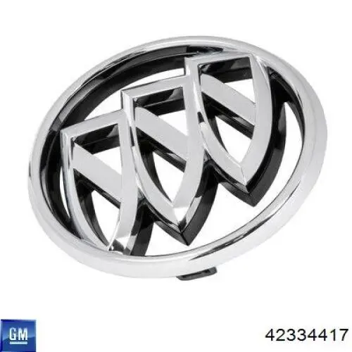 Решітка переднього бампера, центральна 42334417 General Motors