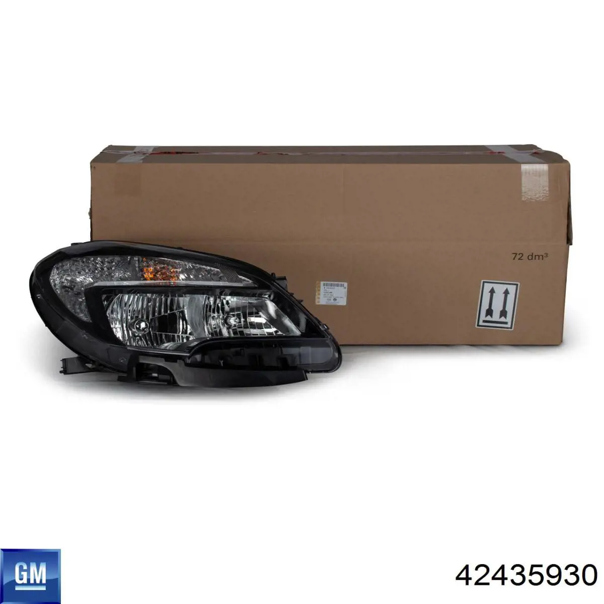 Фара права 42344331 General Motors