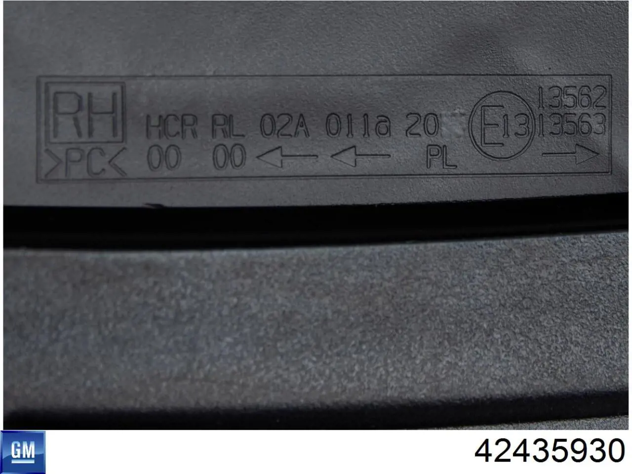 Фара права 42435930 General Motors