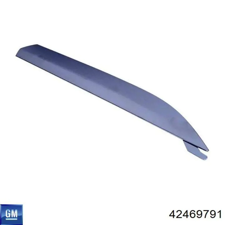 Молдинг опускного скла нижній, двері задньої, лівої General Motors 42469791 ціна, від 21.54 USD