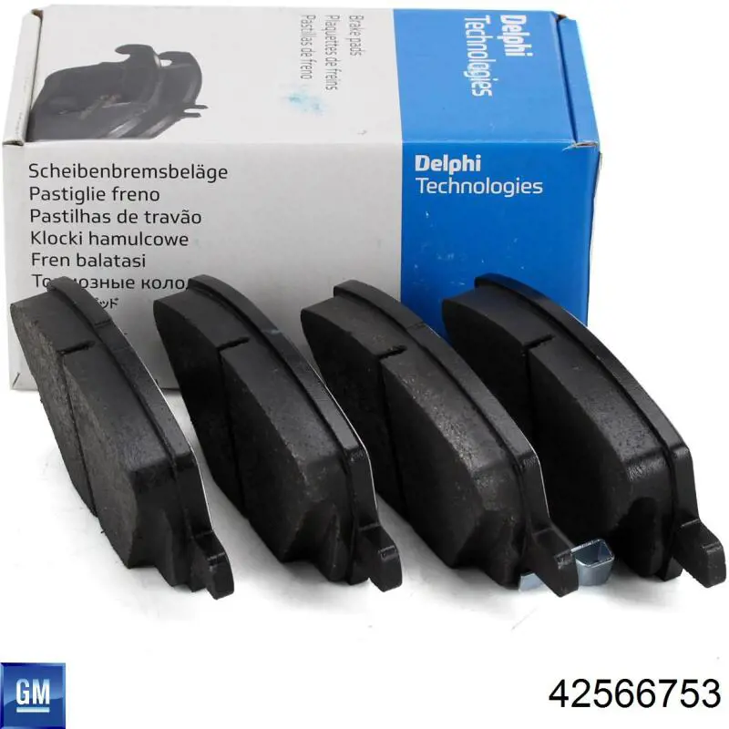 Передні тормозні колодки GK1416 CTR
