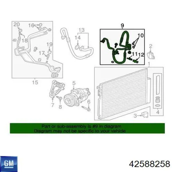 Купити 42588258 General Motors 