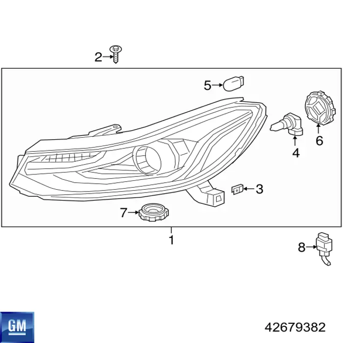 Купити ZCV111031L Signeda Фара