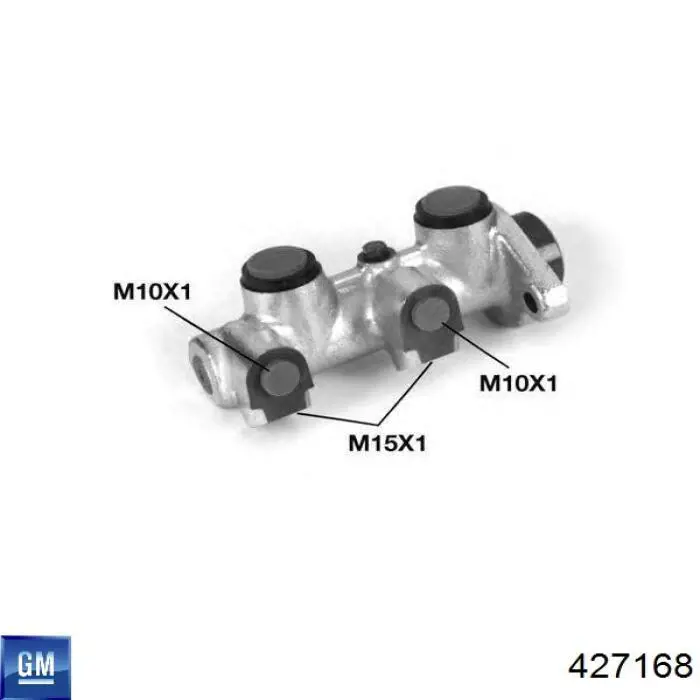 Циліндр головний гальма (Гідротормоз) General Motors 427168 ціна, від 43.26 USD
