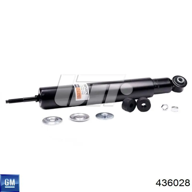 Амортизатор задній General Motors 436028 ціна, від 20.65 USD