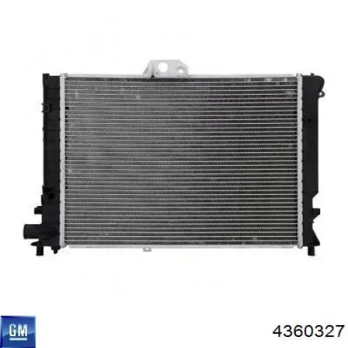 Радіатор основний General Motors 4360327 ціна, від 123.86 USD