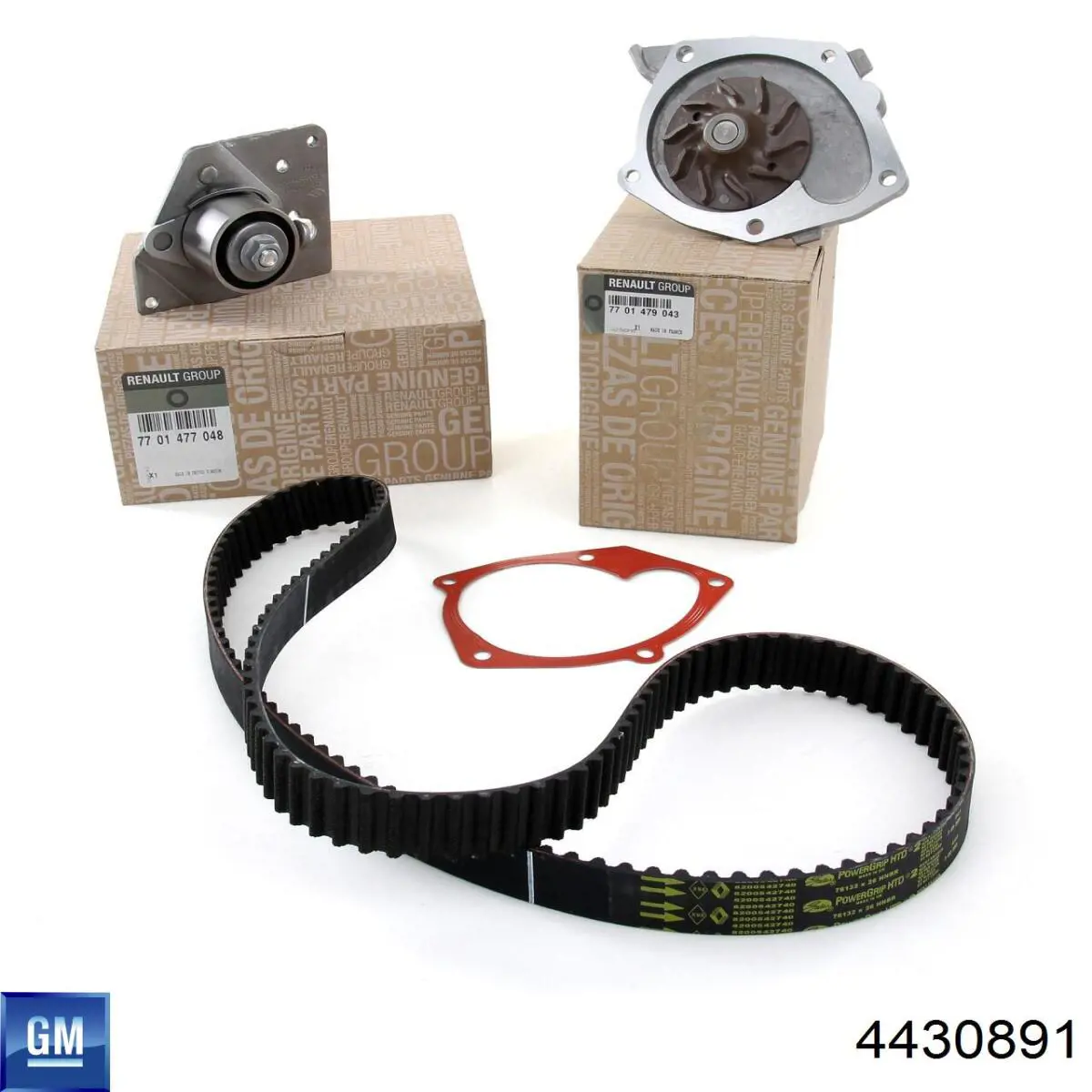 4430891 General Motors Ремінь ГРМ, комплект