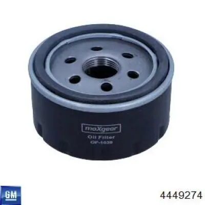 Масляний фільтр двигуна General Motors 4449274 ціна, від 4.24 USD