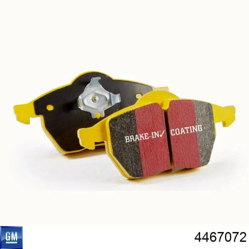 Задні гальмівні колодки General Motors 4467072 ціна, від 10.69 USD