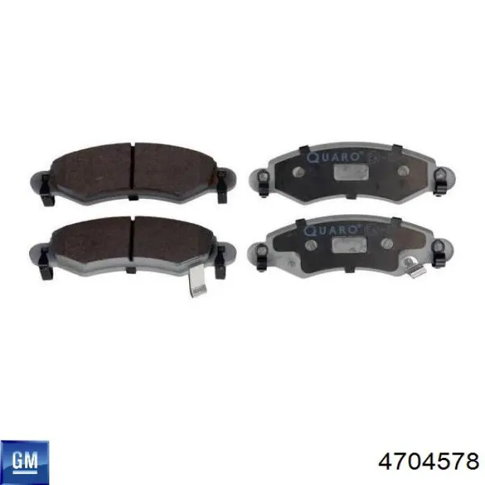 Гальмівні колодки General Motors 4704578 ціна, від 18.88 USD