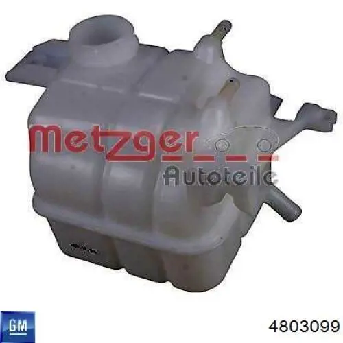 Бачок системи охолодження 2141019 Metzger