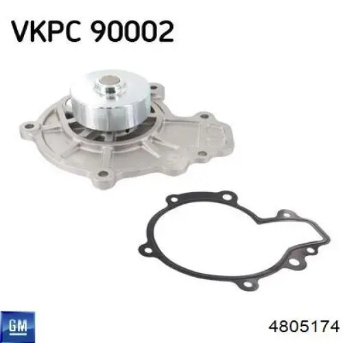 Купити 4805174 General Motors Насос охолоджуючої рідини