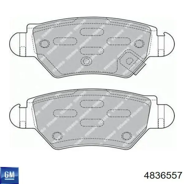 Рульова тяга 4836557 General Motors