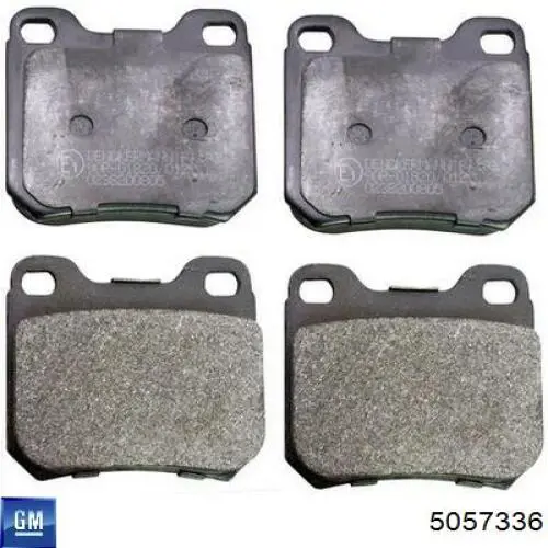 Купити 5057336 General Motors Задні колодки