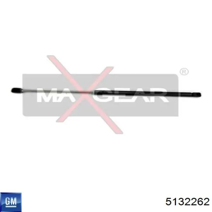 5132262 General Motors Амортизатор кришки багажника / двері 3/5-ї задньої