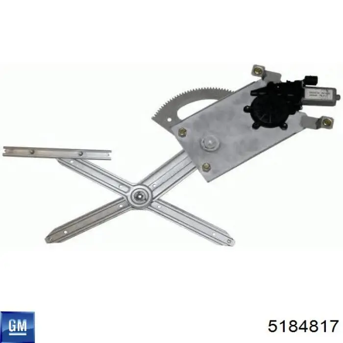 Склопідйомник передньої лівої двері 5184817 General Motors