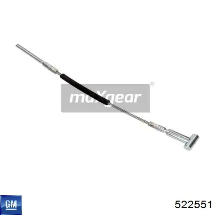 522551 General Motors Трос ручного гальма передній