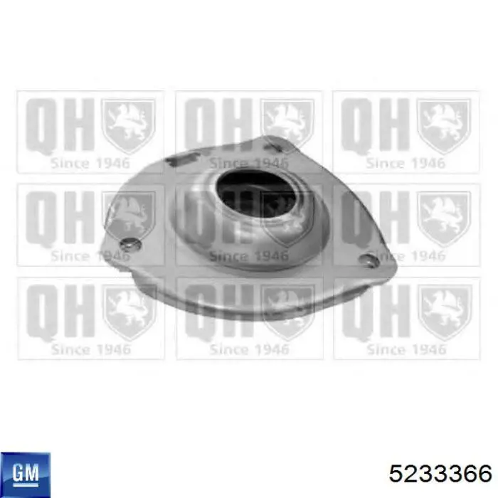 Опора амортизатора переднього 5233366 General Motors
