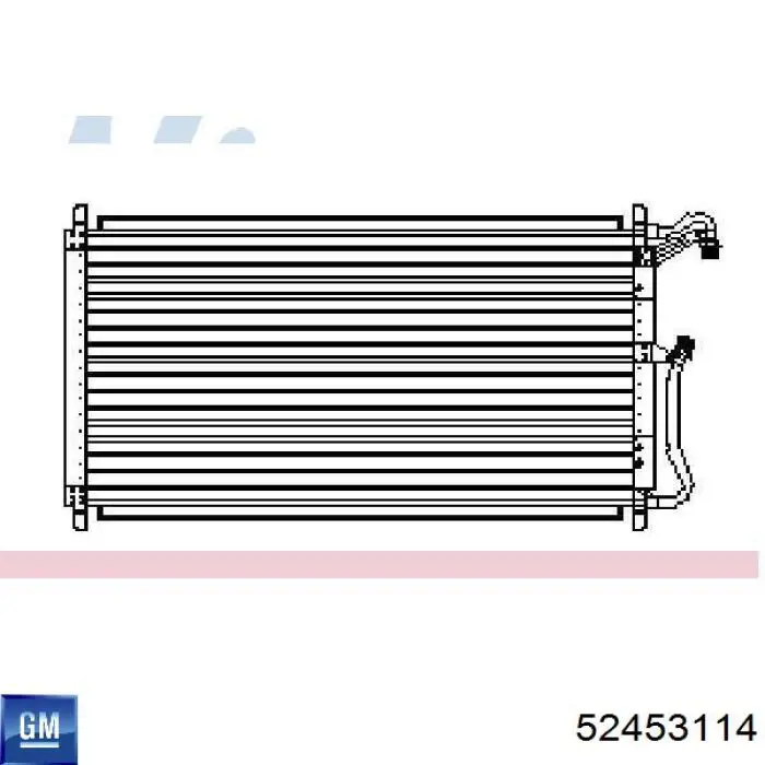 52453114 General Motors Конденсатор