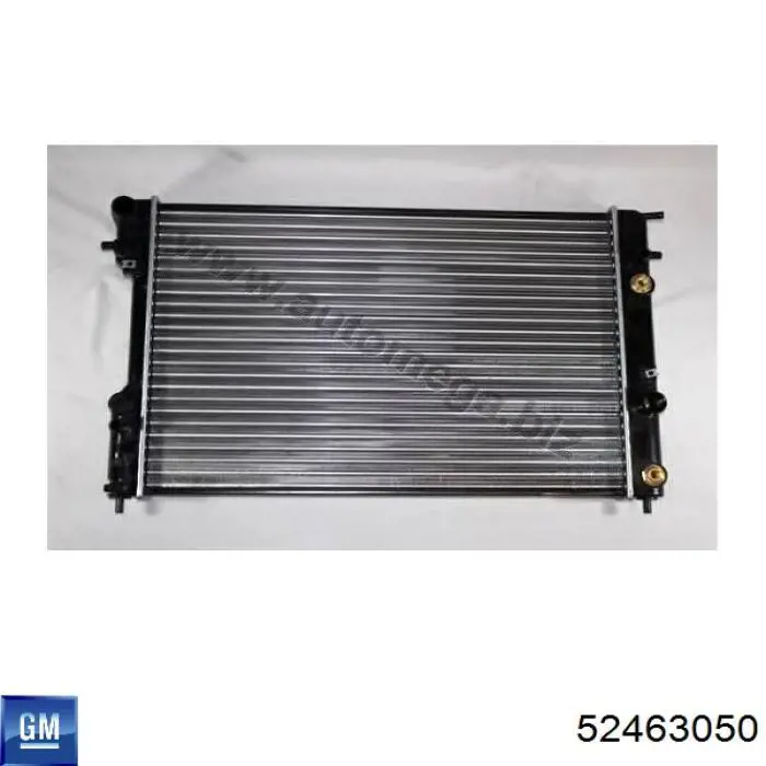 52463050 General Motors Радіатор охолодження двигуна