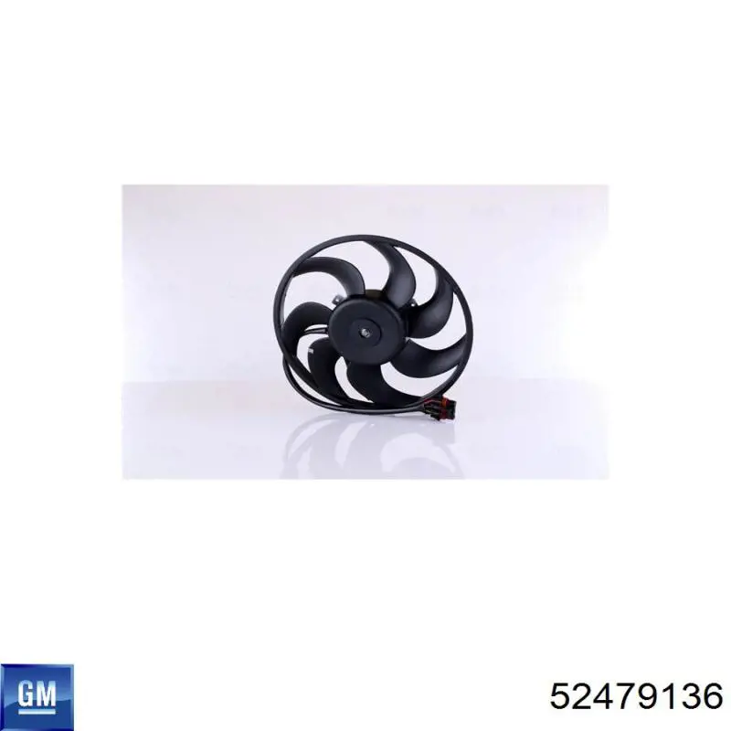 52479136 General Motors Електровентилятор радіатора