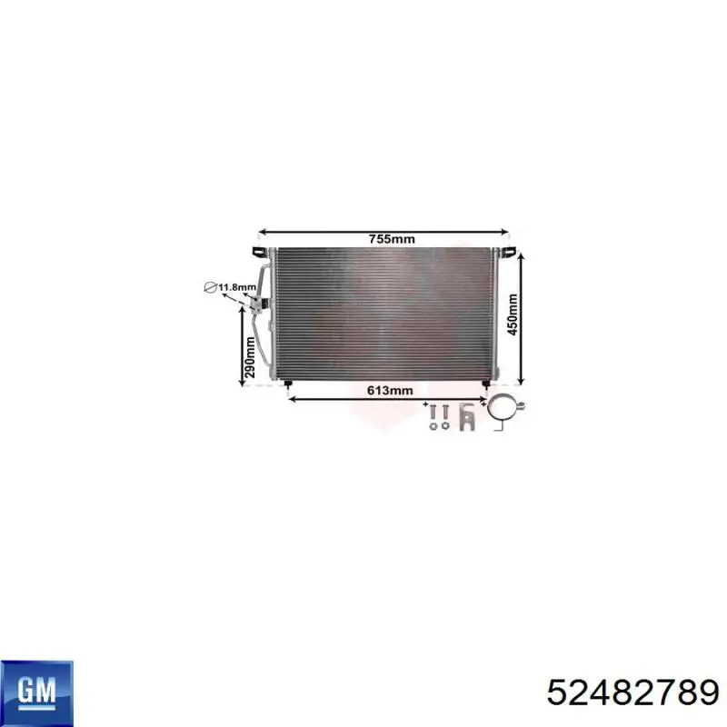 52482789 General Motors Конденсатор