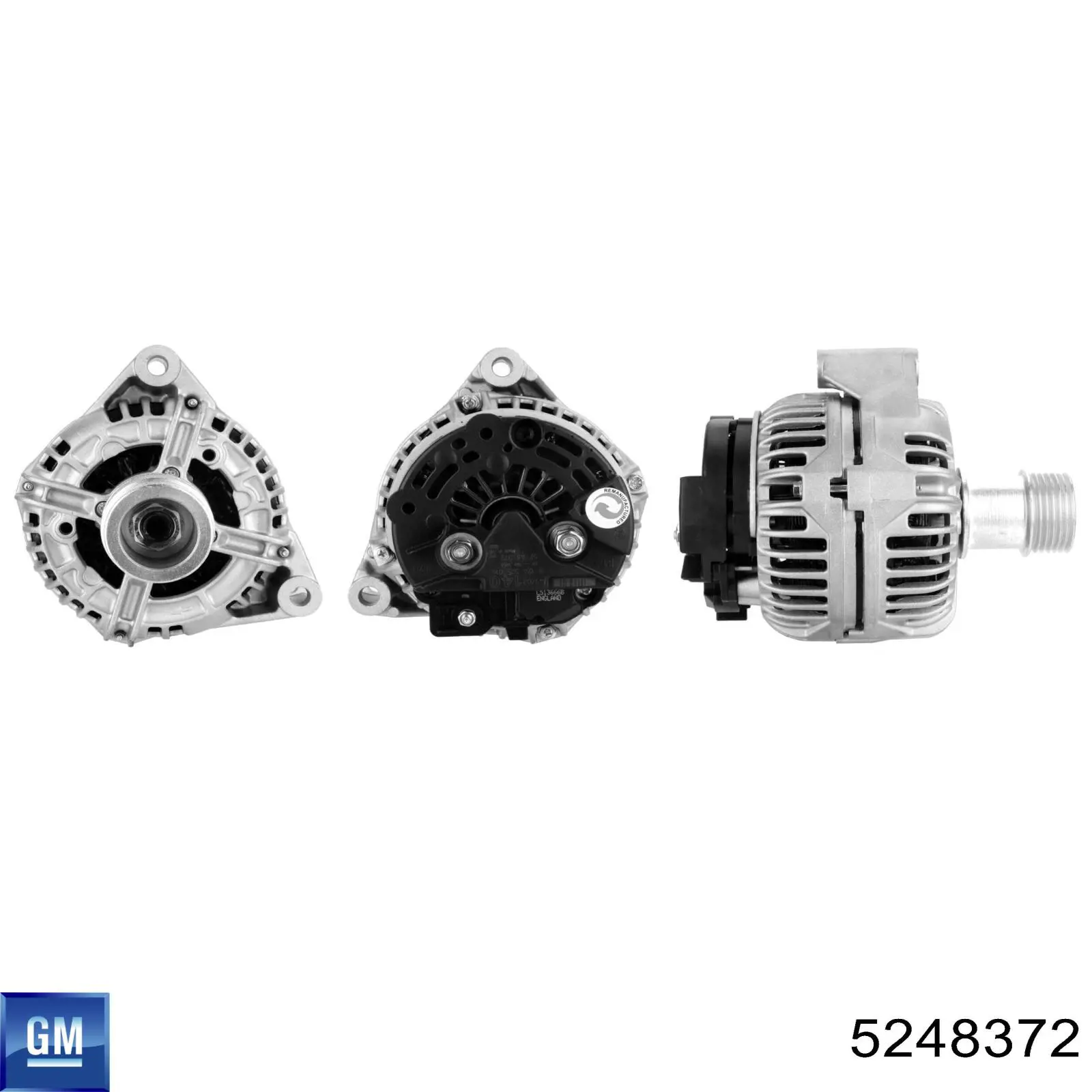 Генератор General Motors 5248372 ціна, від 168.48 USD