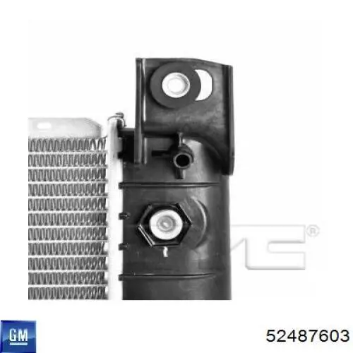 Купити 52487603 General Motors Радіатор двигуна
