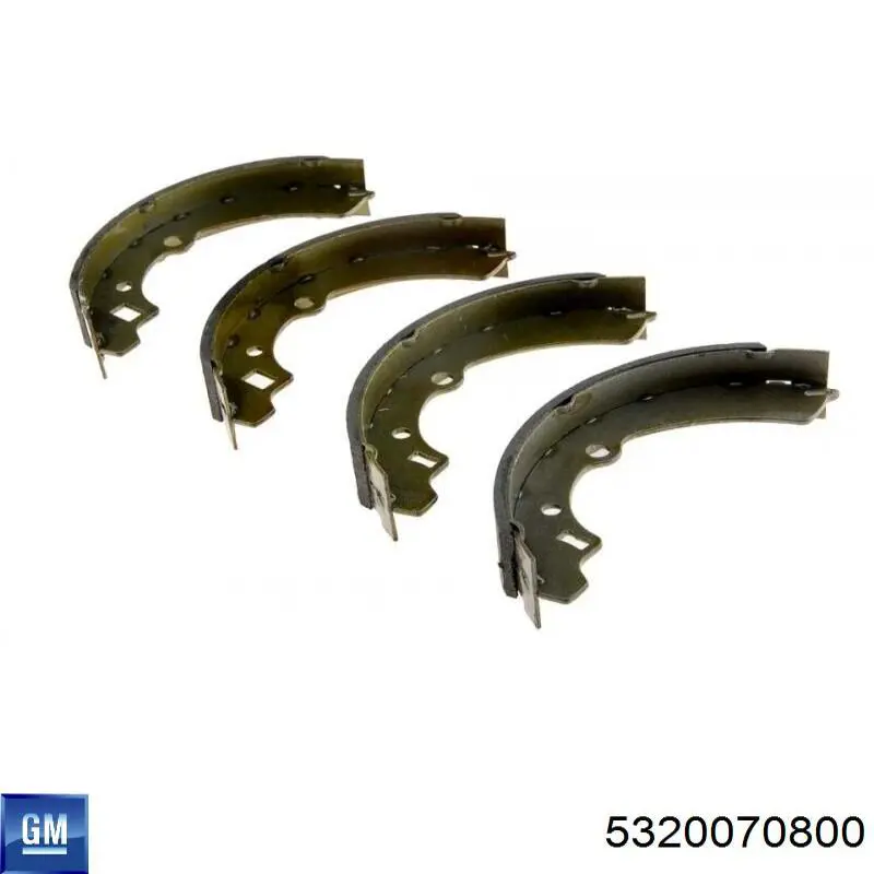 Гальма робочі задні ножні і гальмівні барабани General Motors 5320070800